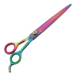 Multi Color Titanium Coated Pet Grooming Shears