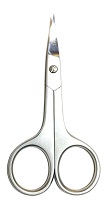 Premium Small Scissors for Nose Hair, Mustache, Beard and Manicure with 3.5 Inch Curve