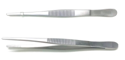 Surgical Tweezers 16cm length, Straight  Medical grade rustproof